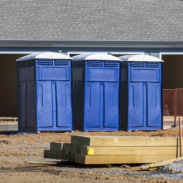 are there different sizes of portable toilets available for rent in Hustontown PA